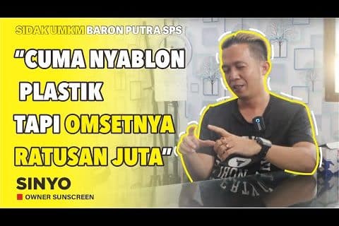 USAHA DAN KERJA KERAS MEMBANGUN USAHA SABLON PLASTIK DENGAN OMSET RATUSAN JUTA #SUNSCREENPRINTING