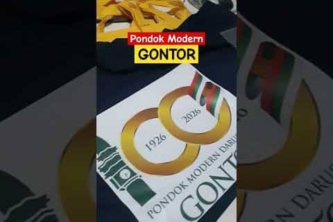 CETAK KAOS SABLON Pondok In type GONTOR #sablonDtf #kioscetak #dtf #sablon #printing