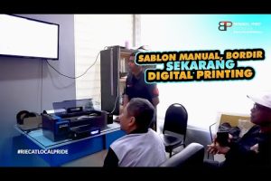 Usaha Sablon Manual dan Bordir, Sekarang Nambah Sablon DTF | Customer Nganjuk