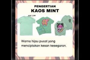 HEMAT, SEGERA WA 0859-4505-8438, Kaos Sablon Warna Mint