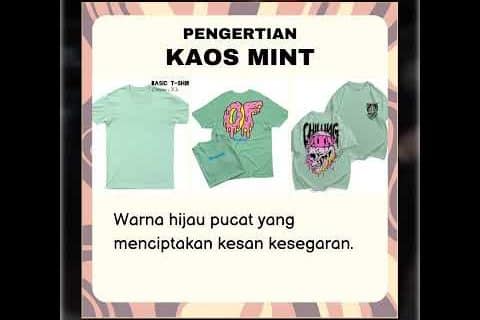 HEMAT, SEGERA WA 0859-4505-8438, Kaos Sablon Warna Mint